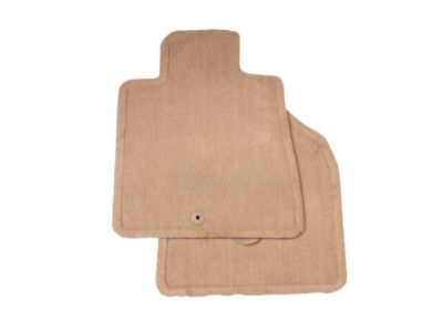 GM Front Carpeted Floor Mats in Cashmere with Buick Logo 19201666