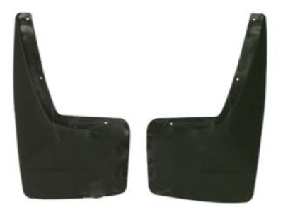 GM Rear Molded Splash Guards in Black with Buick Logo 19202437