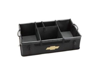 GM Collapsible Cargo Organizer in Black with Bowtie Logo 19202575