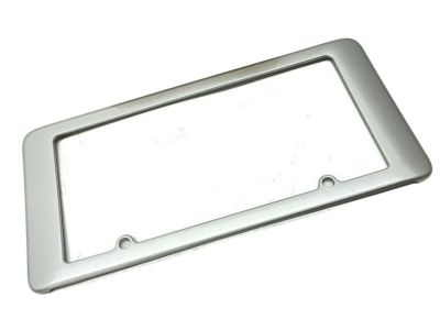 GM License Plate Frame in Silver 19202744