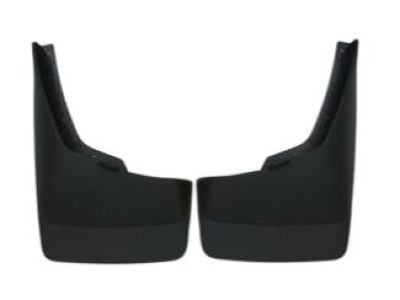 GM Front Molded Splash Guards in Black 19212550