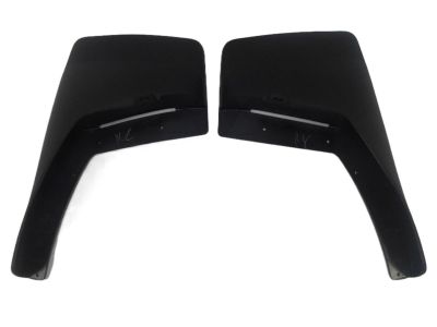 GM Front Molded Splash Guards in Black 19212550