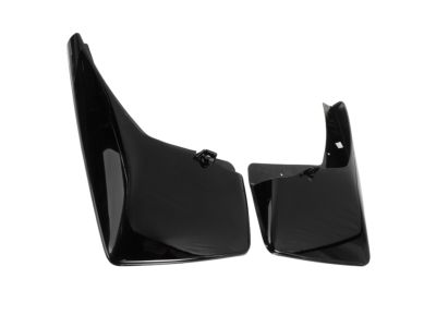 GM Rear Molded Splash Guards in Black 19212761