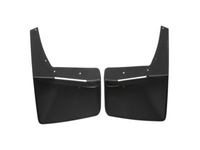 GM Rear Molded Splash Guards in Black 19212761