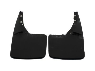 GM Front Molded Splash Guards in Black 19212797