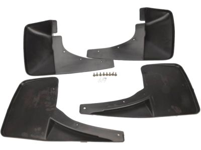 GM Front Molded Splash Guards in Black 19212797