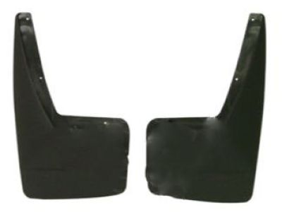 GM Front Molded Splash Guards in Black 19212820