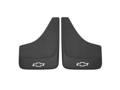 GM Rear Flat Splash Guards in Black 19213384