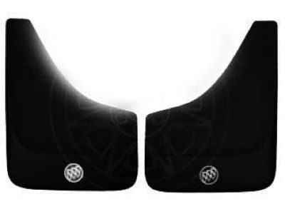 GM Rear Flat Splash Guards in Black 19213384