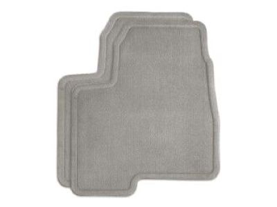 GM Front Carpeted Floor Mat Set in Ebony 19256610