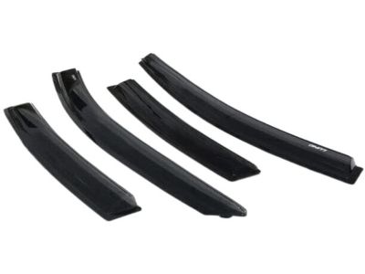 GM Front and Rear Tape-On Ventvisor® Side Door Window Weather Deflectors in Smoke Black by Lund® 19260734