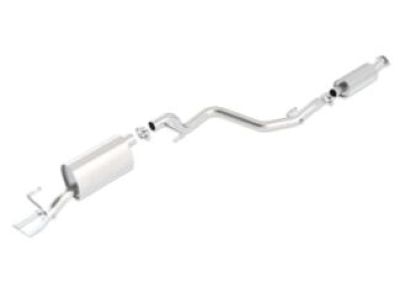 GM 1.8L Cat-Back Single Exit Exhaust Upgrade System with Polished Tip by Borla® 19300527
