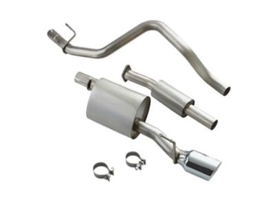 GM 1.4L Cat-Back Single Exit Exhaust Upgrade System with Polished Tip by Borla® 19300531