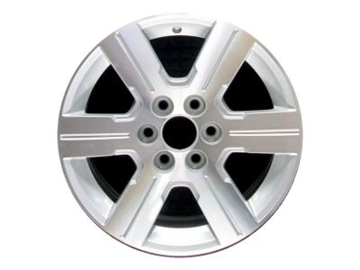 GM 20x7.5-Inch Aluminum 6-Split-Spoke Wheel in Chrome 19300913