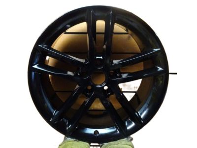 GM 19x9-Inch Aluminum 5-Split-Spoke Rear Wheel in Black 19300915