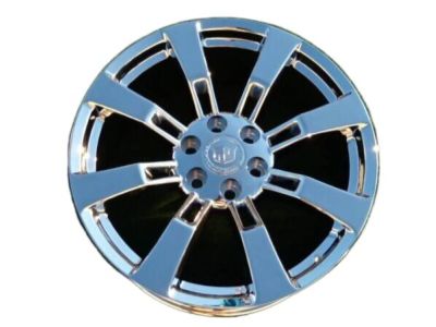 GM 22x9-Inch Aluminum 8-Spoke Wheel in Chrome 19300989