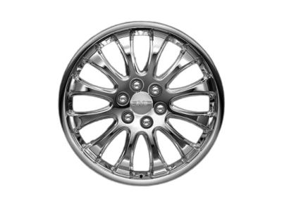 GM 22x9-Inch Aluminum 6-Split-Spoke Wheel in Chrome 19300992