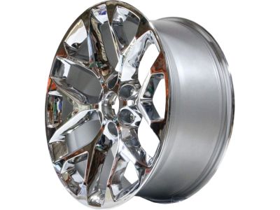 GM 22x9-Inch Aluminum 6-Split-Spoke Wheel in Chrome 19301156