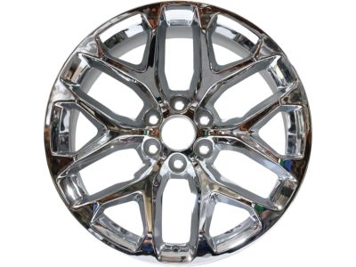 GM 22x9-Inch Aluminum 6-Split-Spoke Wheel in Chrome 19301156