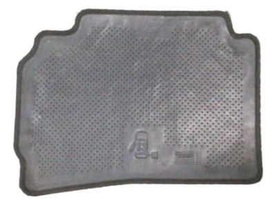 GM Front and Rear Carpeted Floor Mats in Black with Red RS Logo 19301296