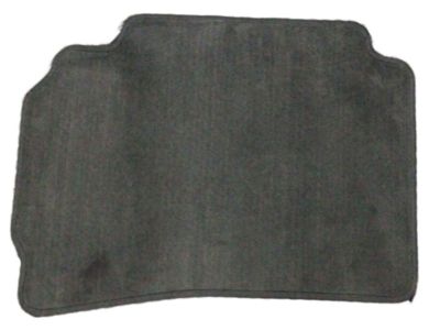 GM Front and Rear Carpeted Floor Mats in Black with Red RS Logo 19301296