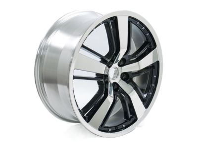 GM 21x9.5-Inch Forged Aluminum 5-Spoke Wheel in Black 19301349