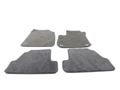 GM Front and Rear Carpeted Floor Mats in Black 19301569