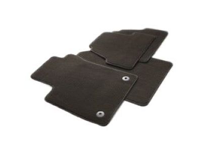 GM Front and Rear Carpeted Floor Mats in Cocoa 19301571