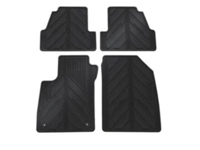 GM Front and Rear Carpeted Floor Mats in Cocoa 19301571