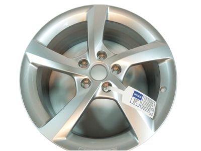 GM 20x10-Inch Aluminum 5-Spoke Rear Wheel in Silver 19302116