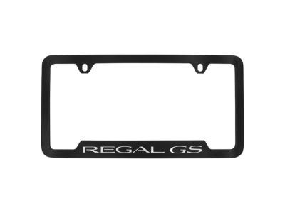 GM License Plate Frame by Baron & Baron® in Chrome with Regal GS Script 19302635