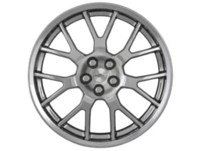 GM 21x8.5-Inch Aluminum 7-Split-Spoke Front Wheel in Chrome 19302759