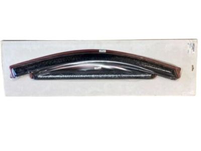 GM Front and Rear In-Channel Window Weather Deflectors in Smoke Black by Lund 19329351