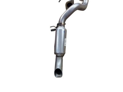 GM 6.6L Gas Cat-Back Exhaust Upgrade System with Single Black Chrome Tip for Short Wheel Base Models by Borla® - Associated Accessories 19420408