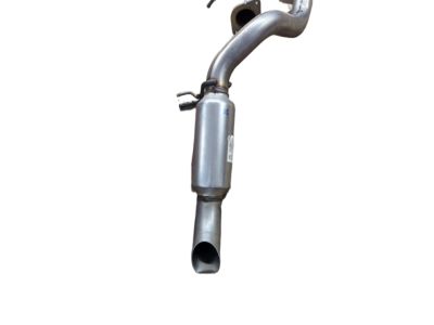 GM 6.6L Gas Cat-Back Exhaust Upgrade System with Single Black Chrome Tip by Borla 19420408