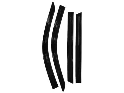 GM Front and Rear Ventvisor® Tape-On Side Window Deflector in Matte Black by LUND® - Associated Accessories 19420517