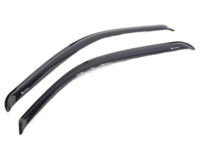 GM 19421170 Crew Cab Front and Rear Low Profile In-Channel Side Window Deflector in Chrome by Putco 19421170 GM Crew Cab Front and Rear Low Profile In-Channel Side Window Deflector in Chrome by Putco Product Photo 1 of 1