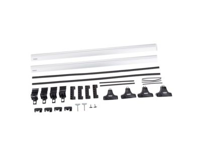 GM Removable Roof Rack Cross Rail Package in Silver by Thule 19432140