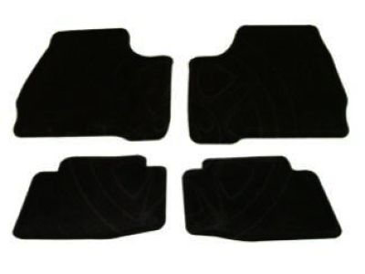 GM Floor Mats - Carpet Replacement,Front and Rear,Color:Ebony (19i) 20760469