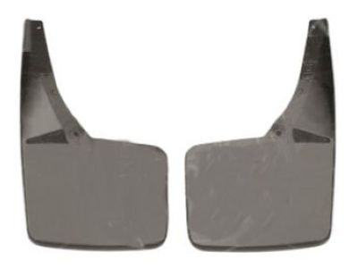 GM Rear Molded Splash Guards in White Diamond 20946819