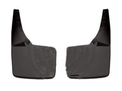 GM Rear Molded Splash Guards in Mocha Steel 20959511