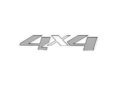 GM Pickup Box Decal Package in Chrome with 4x4 Logo 20986187