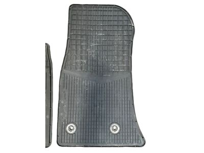 GM First- and Second-Row Premium All-Weather Floor Mats in Jet Black with ATS Script 22759927