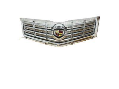 GM Upper Grille in Black with Cadillac Logo and Bright Chrome Surround 22798589