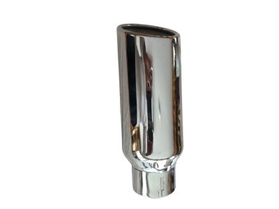 GM 5.3L Polished Stainless Steel Dual-Wall Angle-Cut Exhaust Tip with GMC Logo 22799815