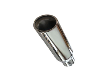 GM 5.3L Polished Stainless Steel Dual-Wall Angle-Cut Exhaust Tip with GMC Logo 22799815