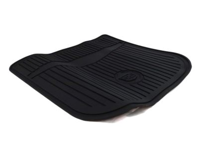 GM Cargo Area All-Weather Mat in Black with Cadillac Logo 22829342