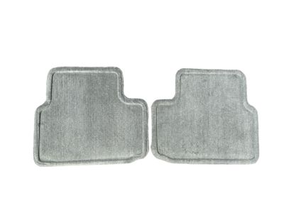 GM Front and Rear Carpeted Floor Mats in Titanium 22857652