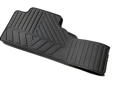 GM Second-Row One-Piece Premium All-Weather Floor Mat in Jet Black 22858822