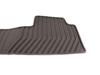 GM Second-Row One-Piece Premium All-Weather Floor Mat in Cocoa 22858827